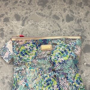 Lilly Pulitzer Floral Cosmetic Bag